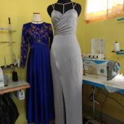 Gaun pesta - Hasil jahitan