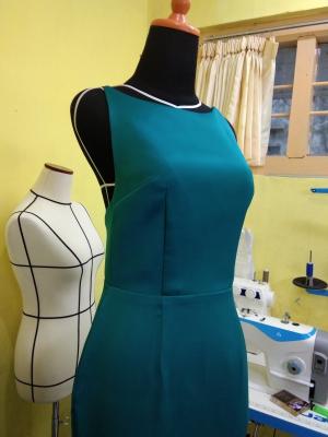 Gaun mermaid - Hasil Jahit