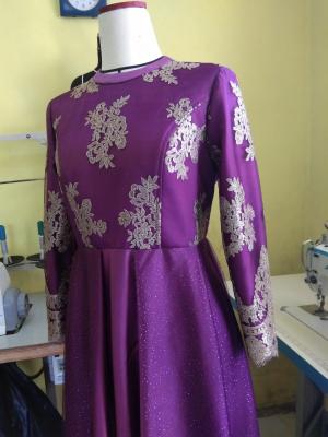 Gaun muslim - Hasil Jahit