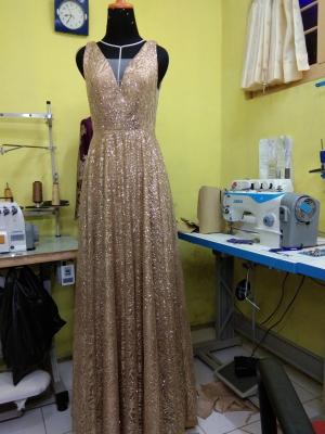 Gaun pesta - Hasil Jahit
